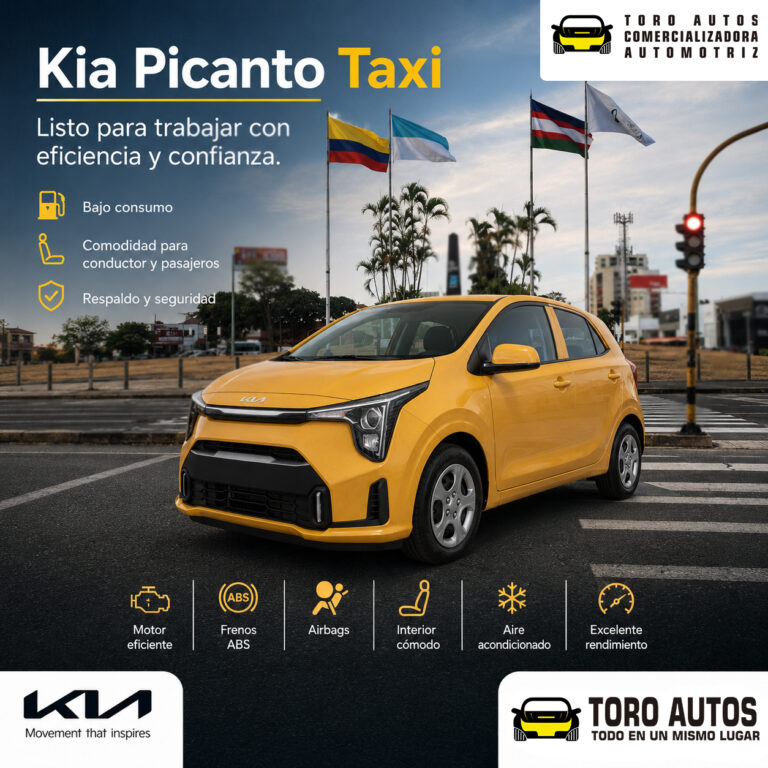 Kia Picanto Taxi: eficiencia y confianza para trabajar todos los días